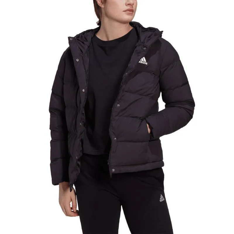 Adidas Women's Helionic Eco-Friendly Down Jacket with Hood - Ultimate Warmth and Style