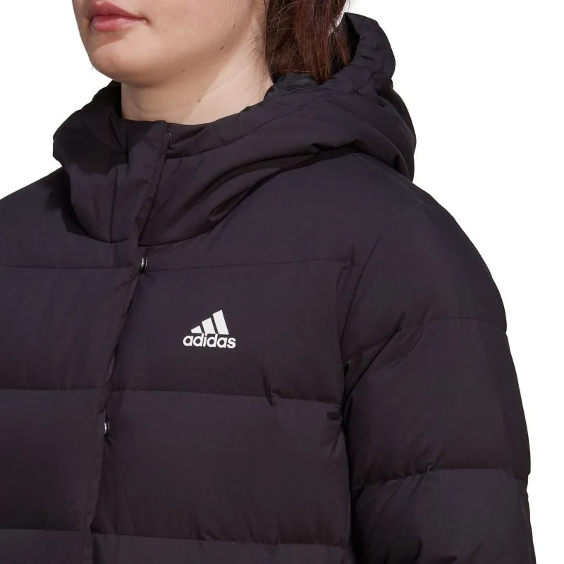 Adidas Women's Helionic Eco-Friendly Down Jacket with Hood - Ultimate Warmth and Style