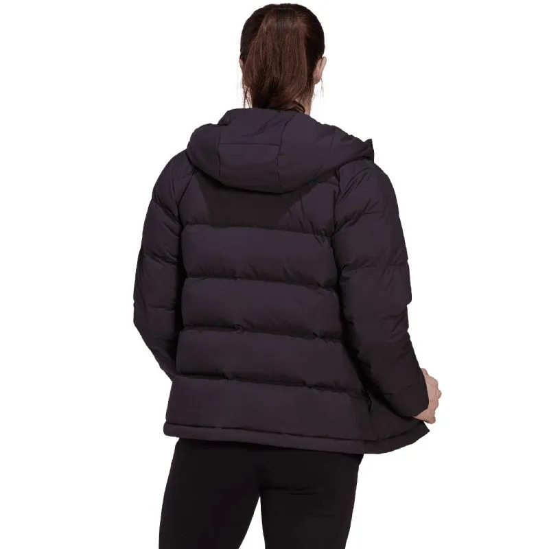 Adidas Women's Helionic Eco-Friendly Down Jacket with Hood - Ultimate Warmth and Style