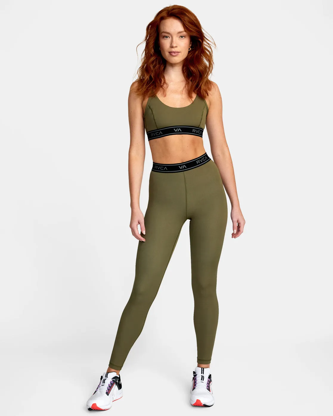 Base Sports Bra - Olive