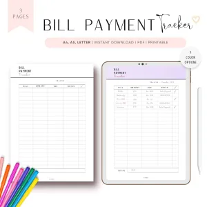 Bill Payment Tracker - M037