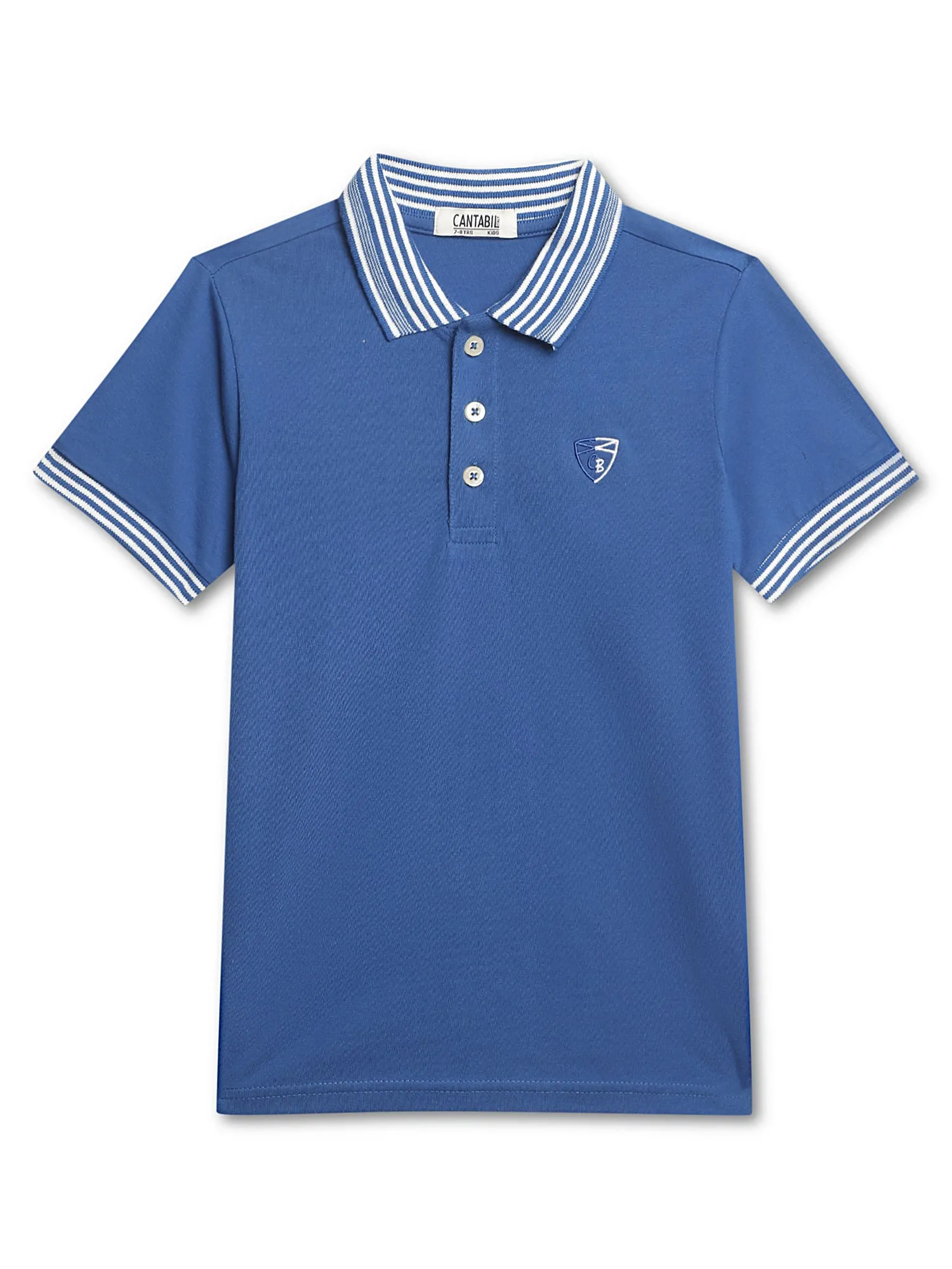 Boys Polo Neck Royal Blue T-Shirt