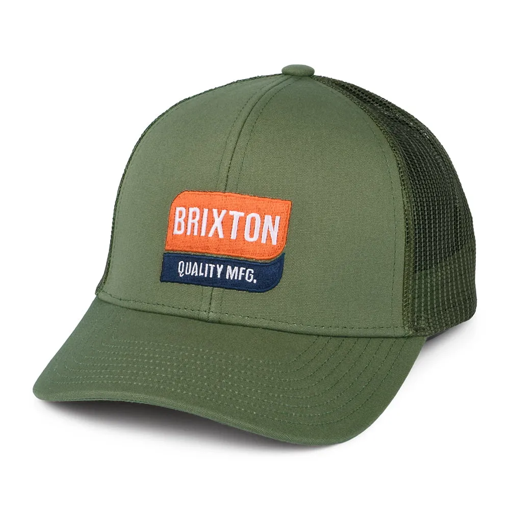 Brixton Hats Scoop X MP Trucker Cap - Olive