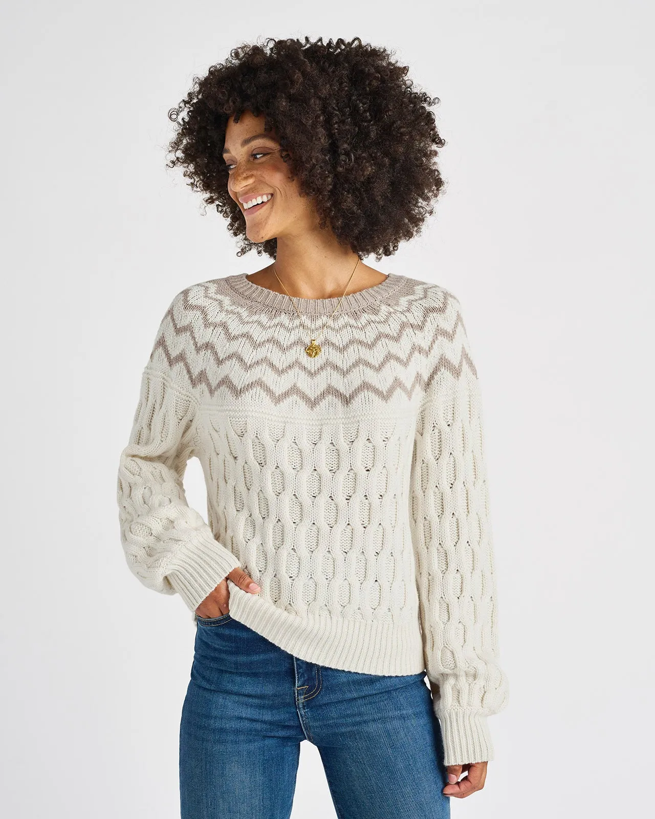 Cashblend Fair Isle Sweater