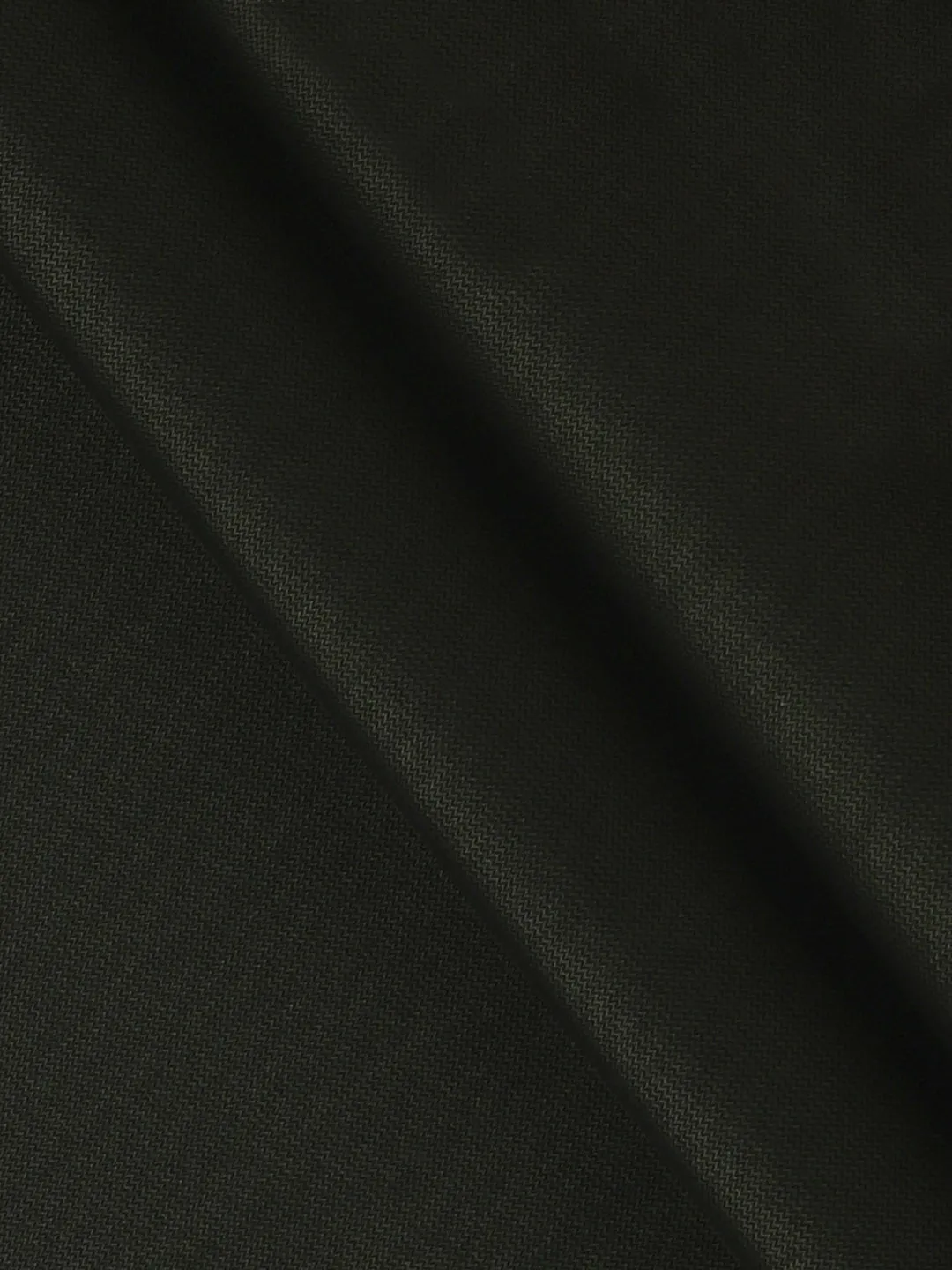 Cotton Rich Self Design Dark Green Shirting Fabric Infinity