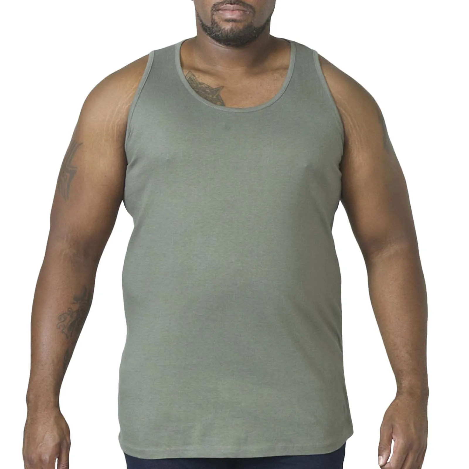 D555 Mens Fabio Big & Tall Sleeveless Muscle Vest