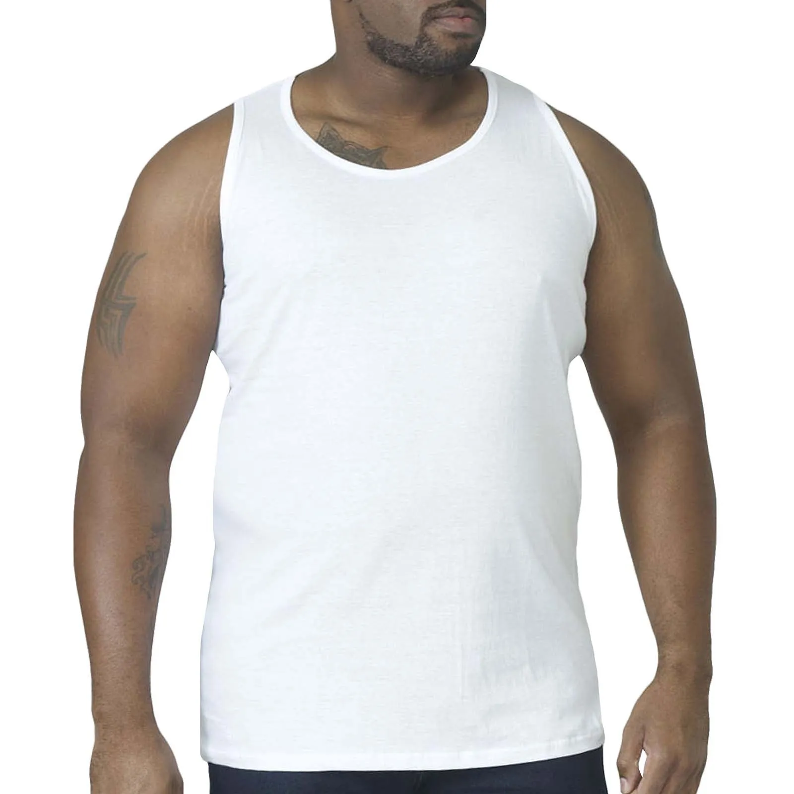 D555 Mens Fabio Big & Tall Sleeveless Muscle Vest