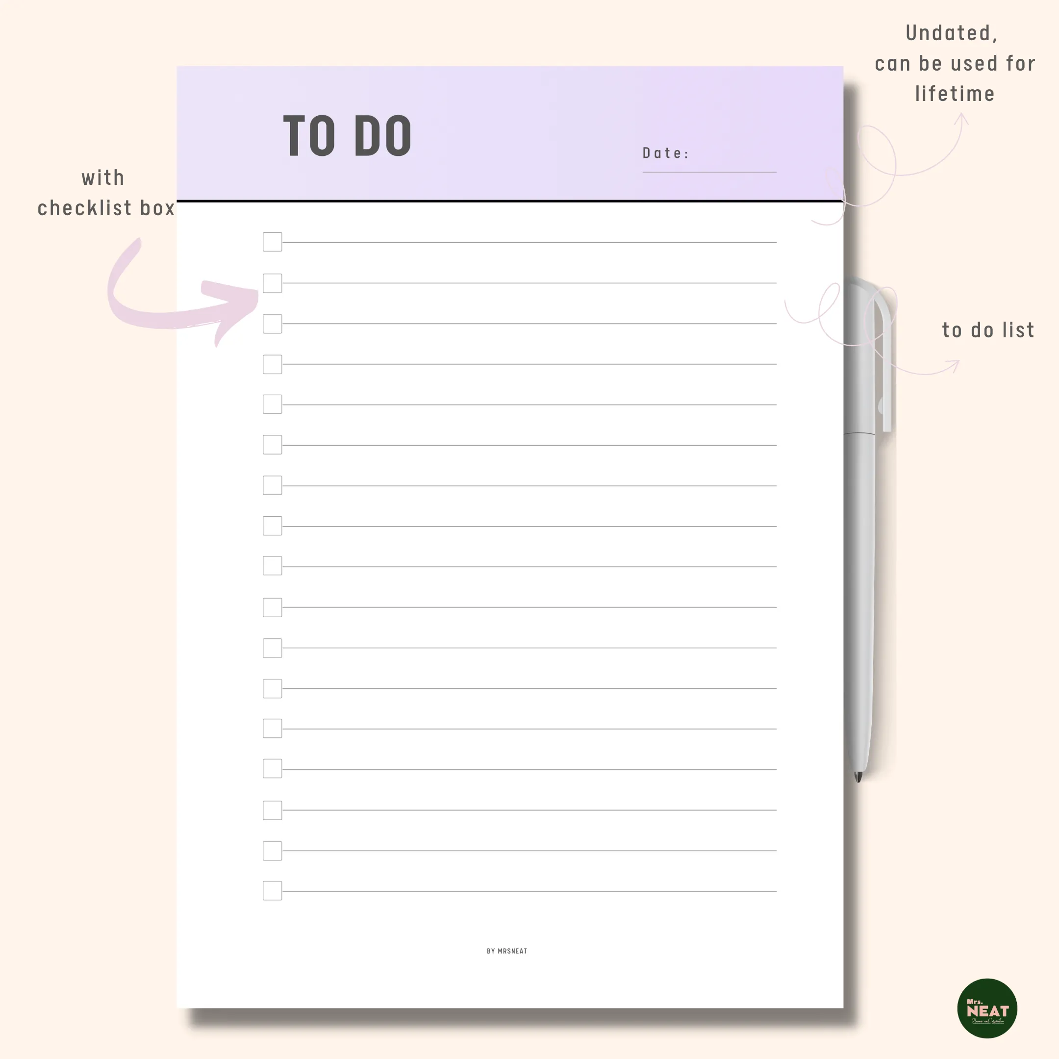 Daily To Do List - M034