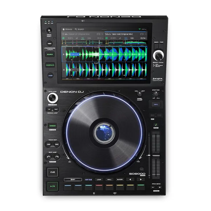 Denon DJ SC6000 PRIME Professional DJ Media Player with 10.1” Touchscreen and WiFi Music Streaming