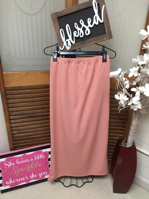 Dusty Peach Classic Liverpool Skirt (PL)