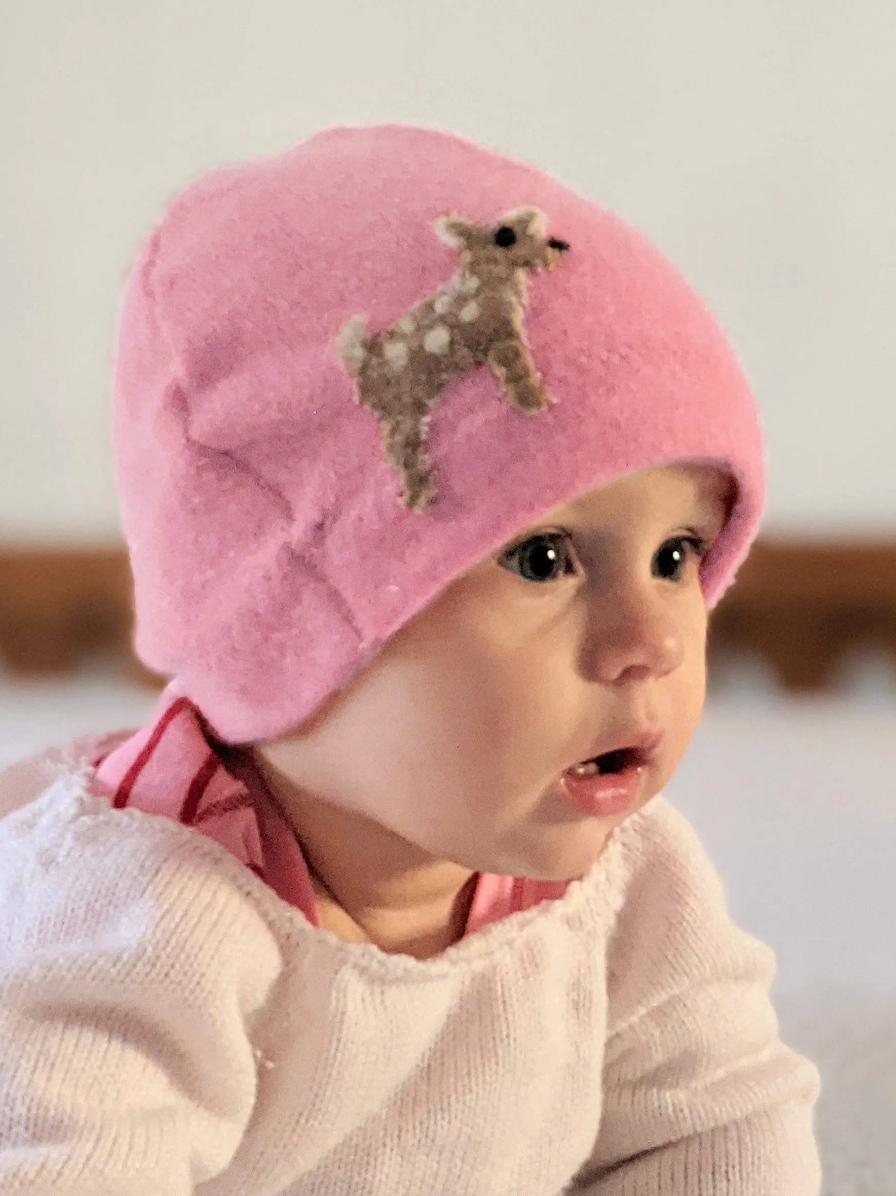 Fawn Cashmere Hat - Baby