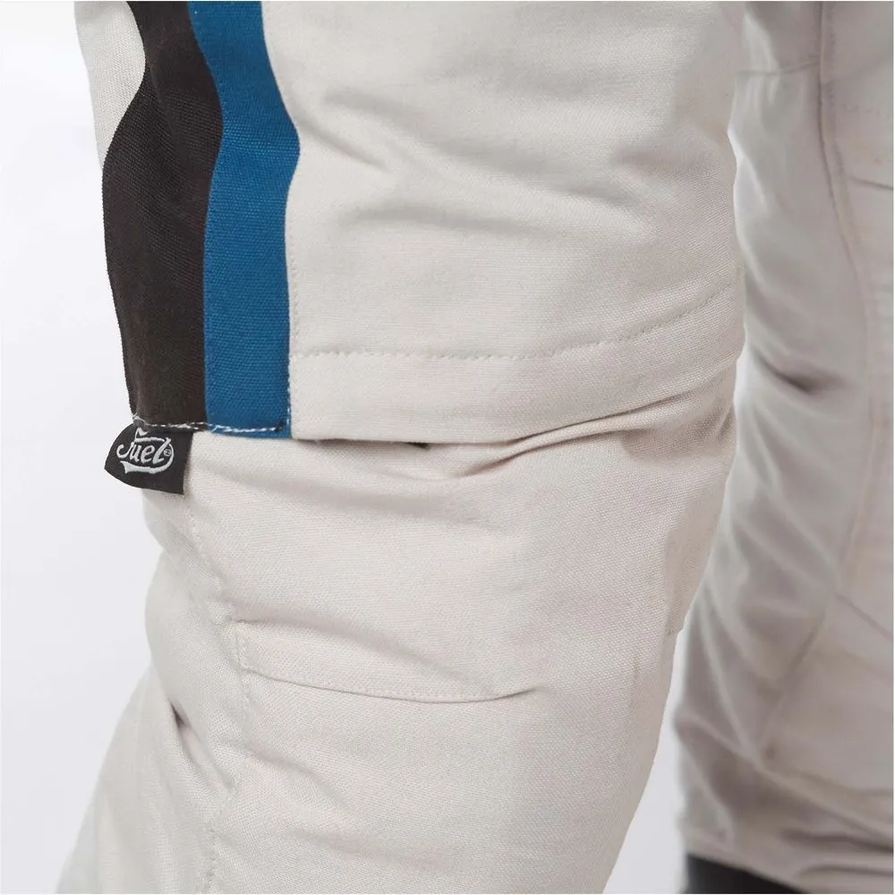 Fuel Rally Raid Textile Trouser White