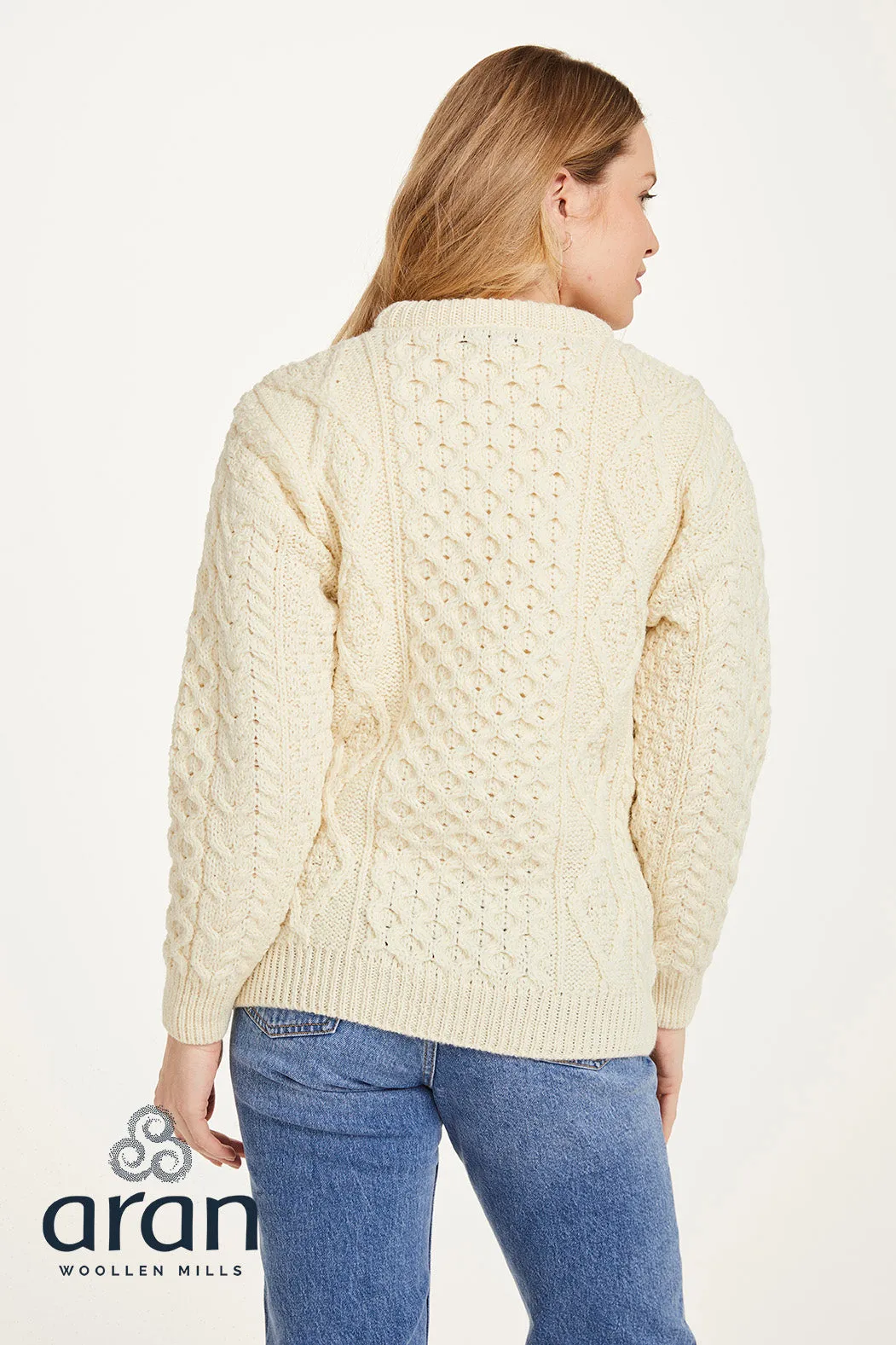 Heritage Aran Wool Sweater