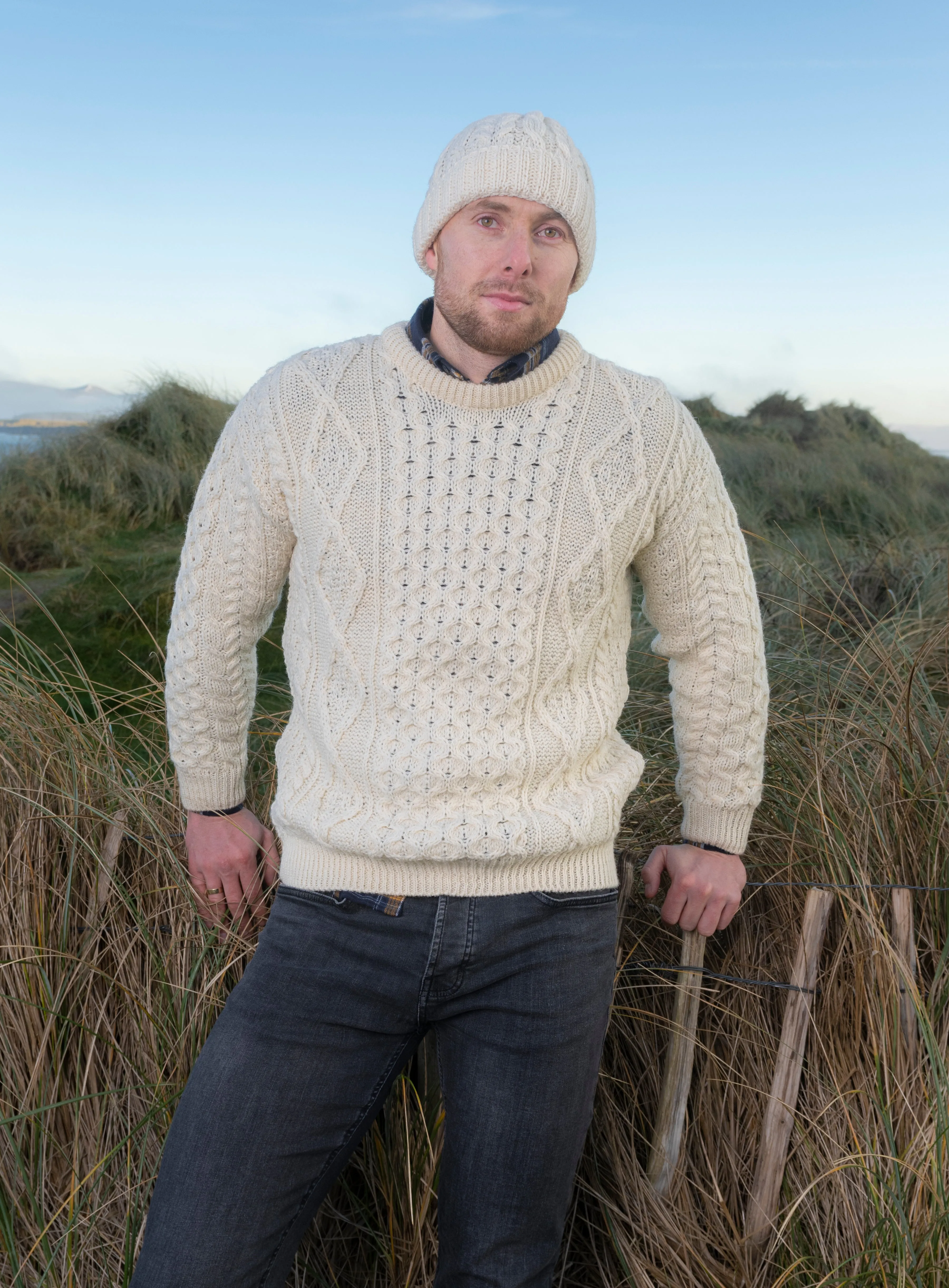 Heritage Aran Wool Sweater