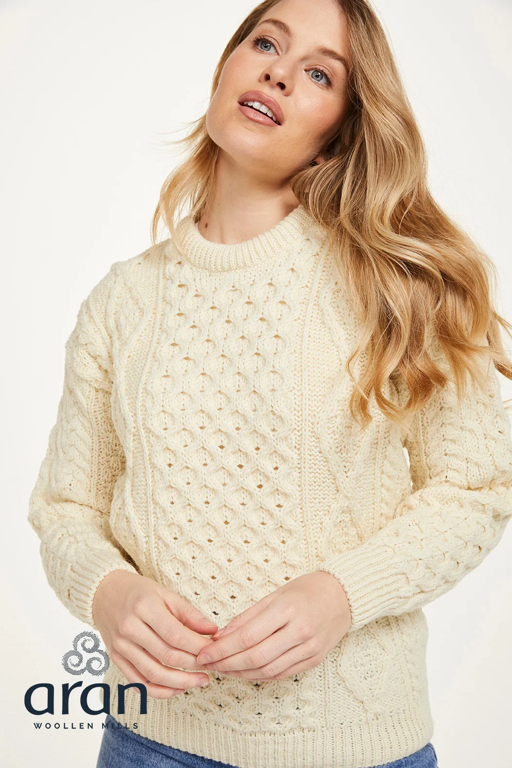 Heritage Aran Wool Sweater