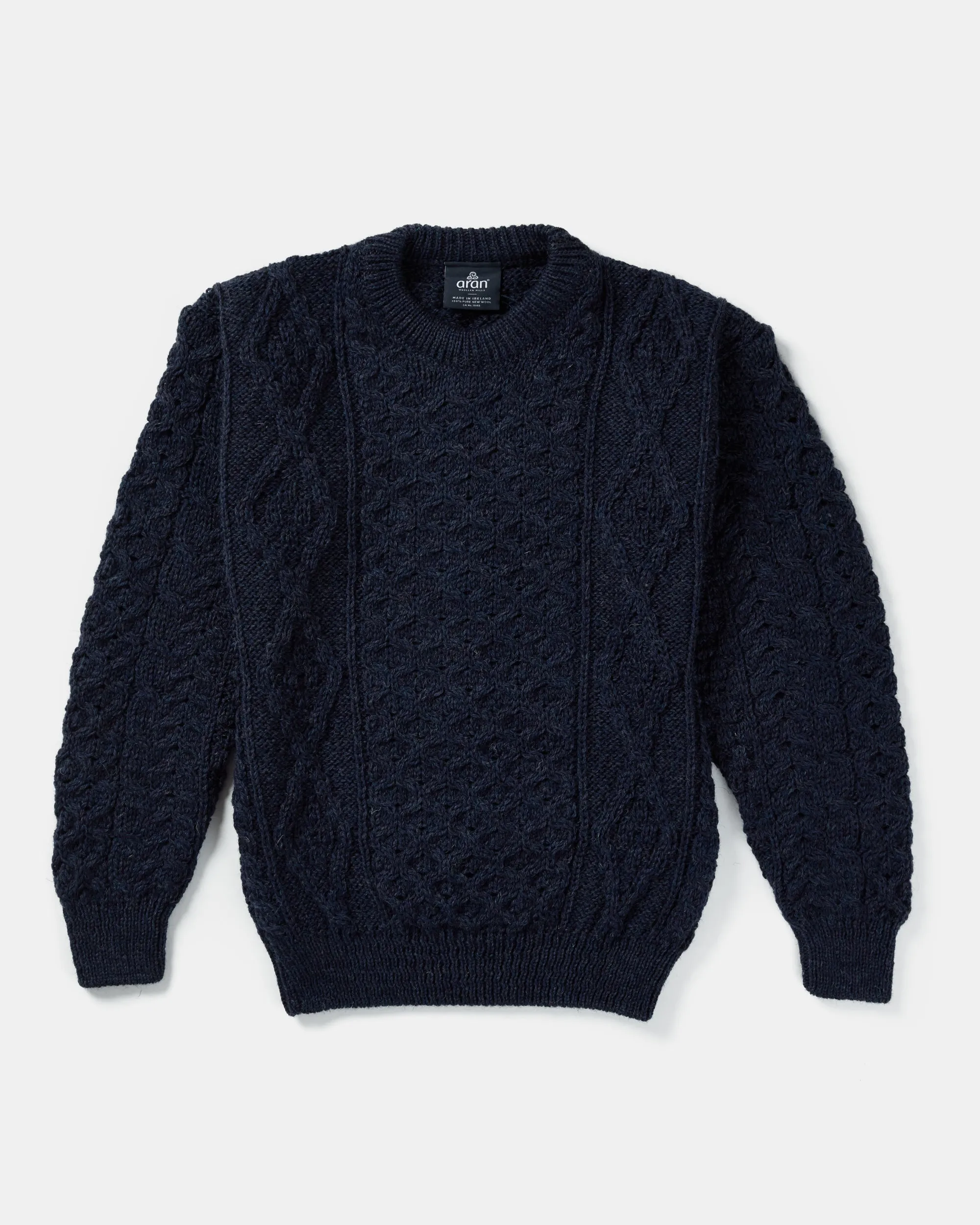 Heritage Aran Wool Sweater