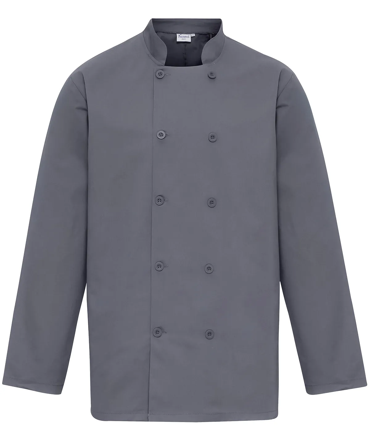 Long sleeve chefs jacket | Steel