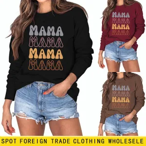 Mama Fashion Autumn and Winter Bottoming Women's Long Sleeve Loose Sweater