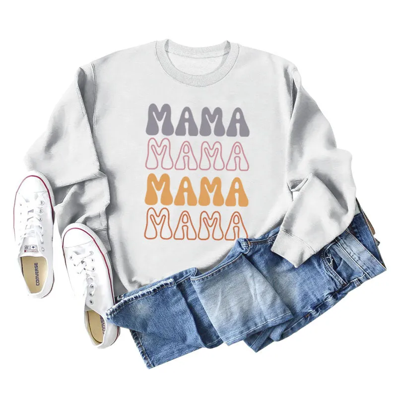 Mama Fashion Autumn and Winter Bottoming Women's Long Sleeve Loose Sweater