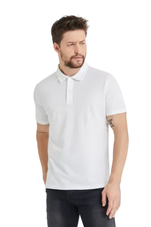 Men’s Classic Polo Shirts - 2 Button 100% Cotton Business Casual Shirt or Golf Shirt