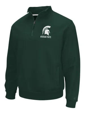 Michigan State Spartans Colosseum Zone 1/4 Zip Long Sleeve Fleece Pullover