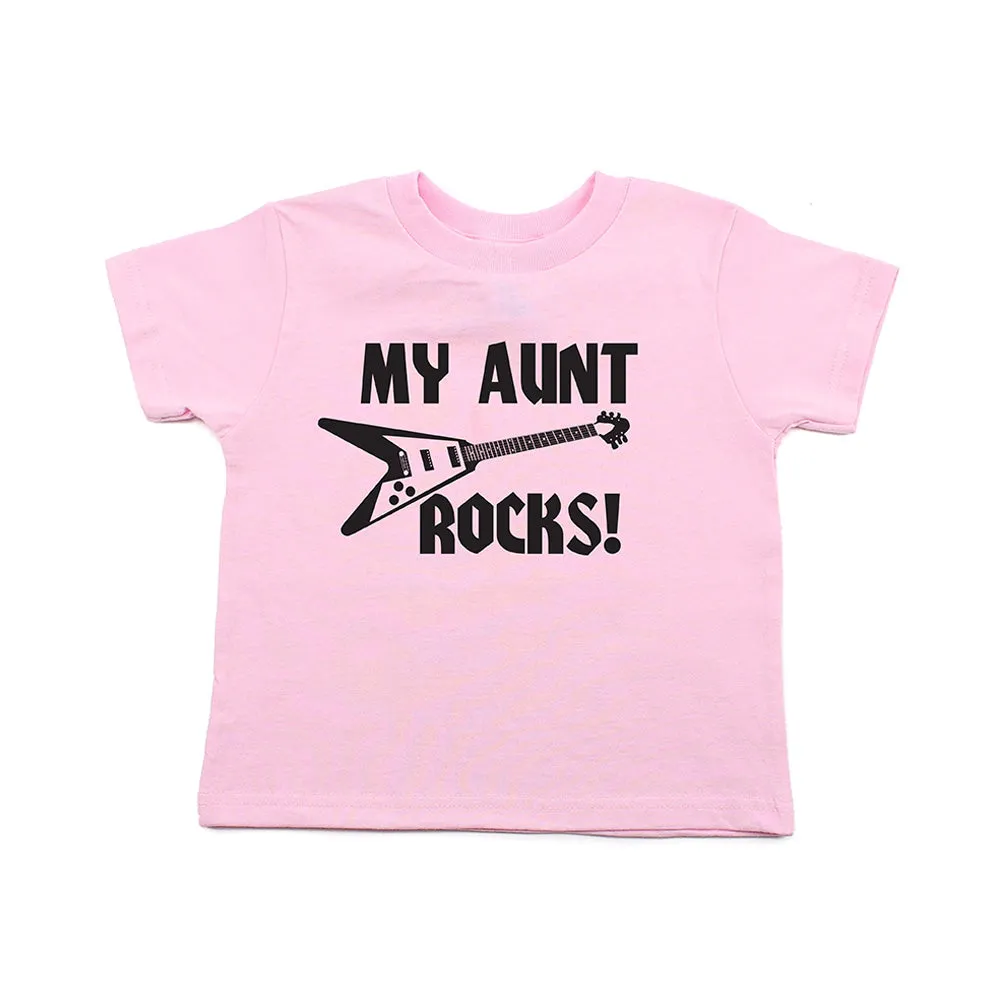 My Aunt Rocks Toddler Short Sleeve T-Shirt