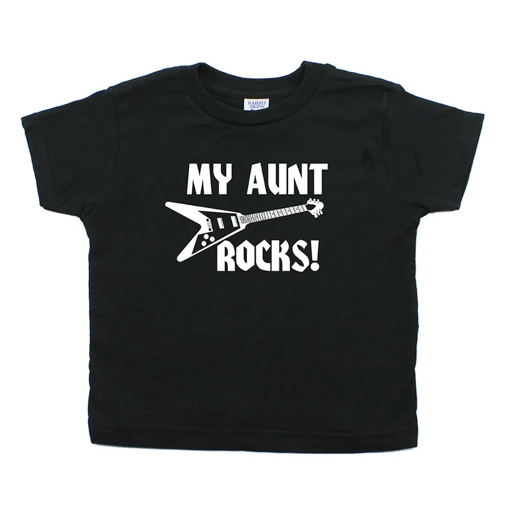 My Aunt Rocks Toddler Short Sleeve T-Shirt