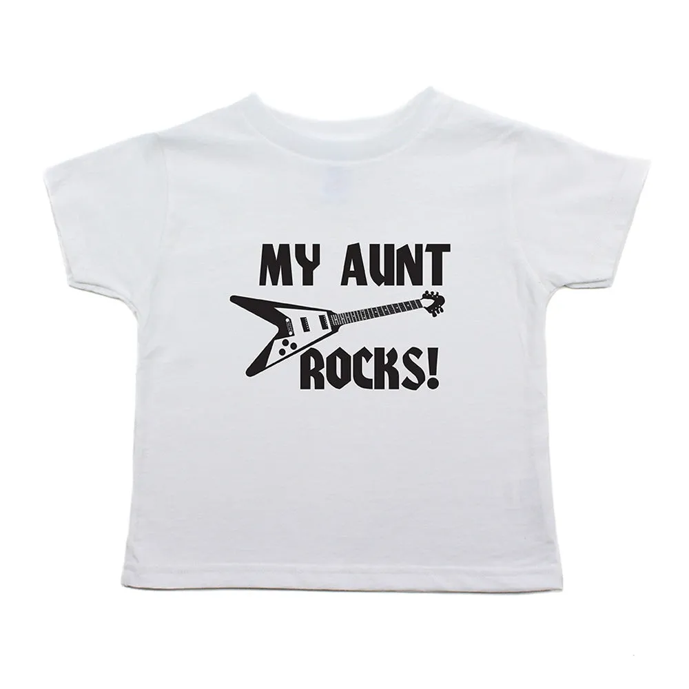 My Aunt Rocks Toddler Short Sleeve T-Shirt