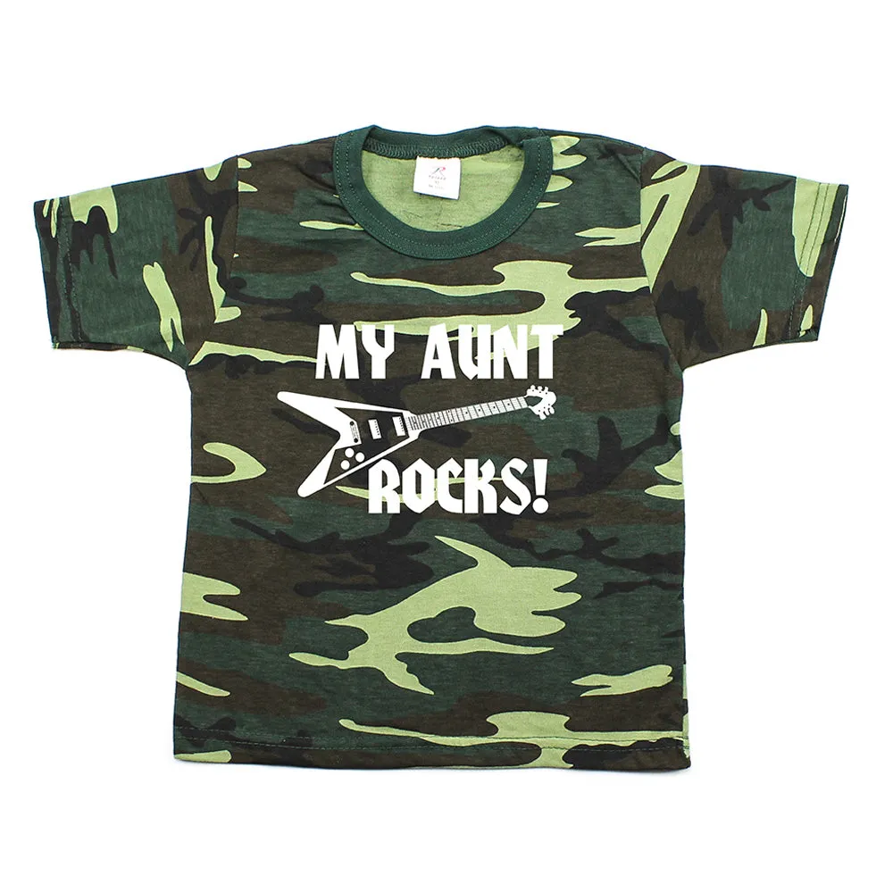 My Aunt Rocks Toddler Short Sleeve T-Shirt