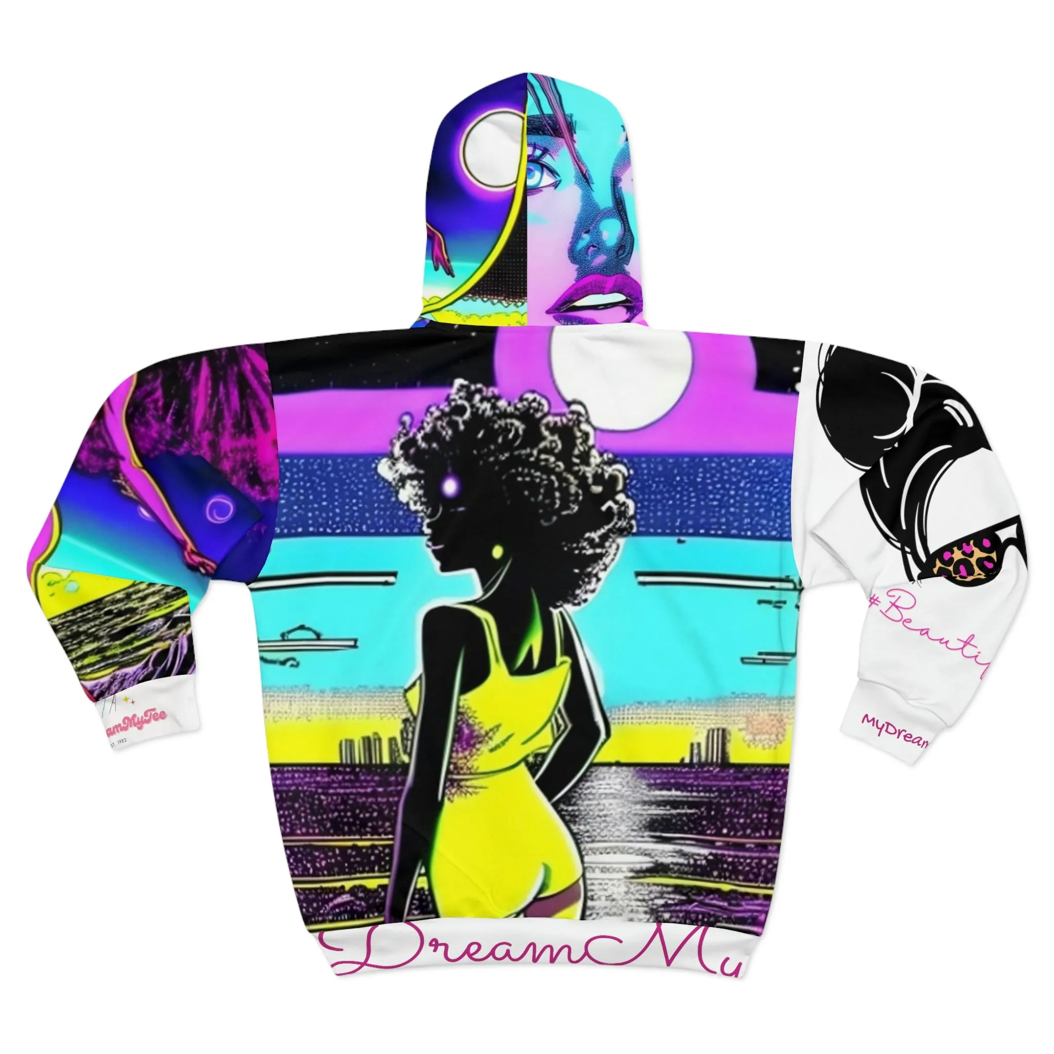 MyDreamMyTee Beautiful Girls AOP Unisex Zip Hoodie