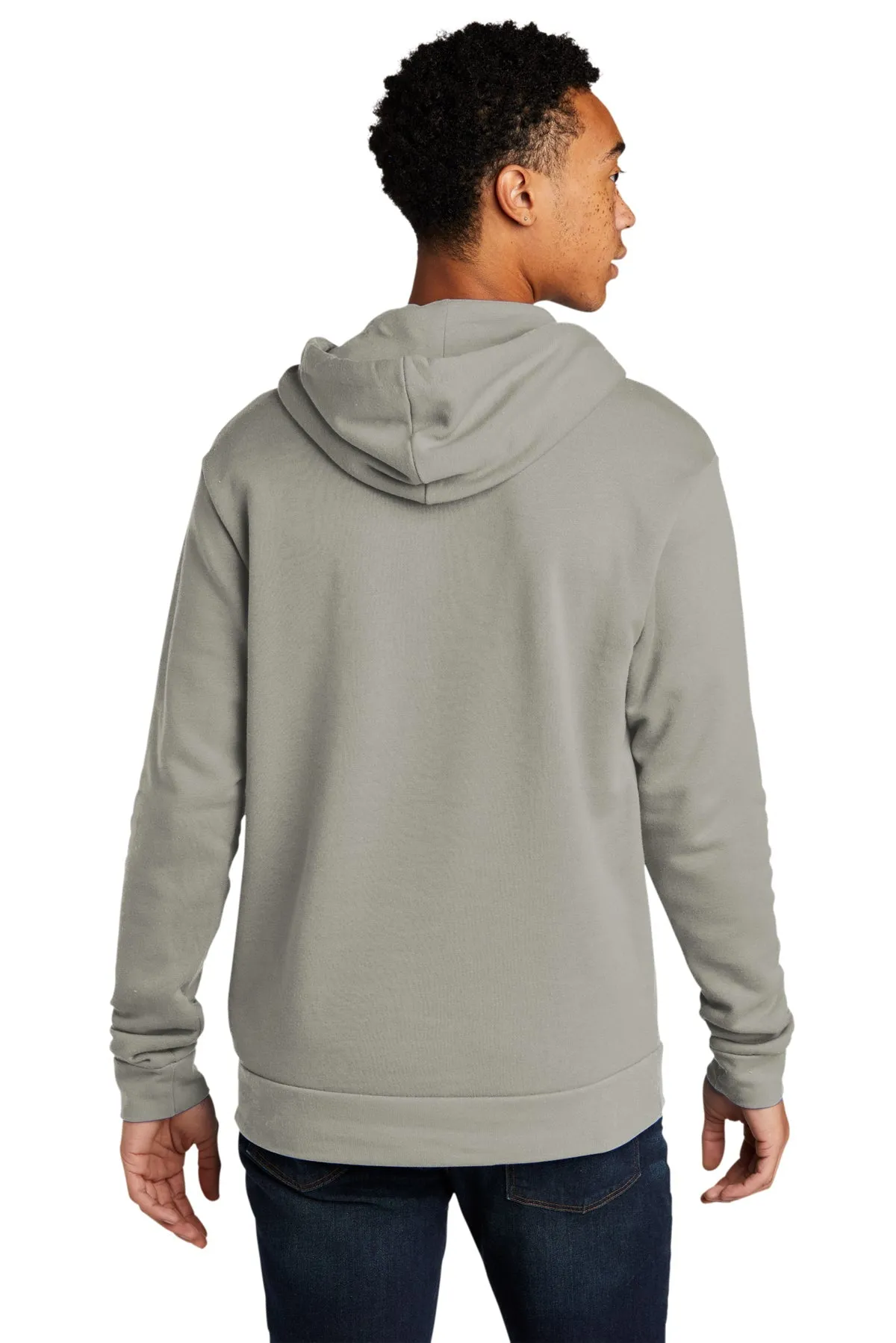 Next Level Unisex Beach Fleece Customized Hoodies, Lead Light Gray