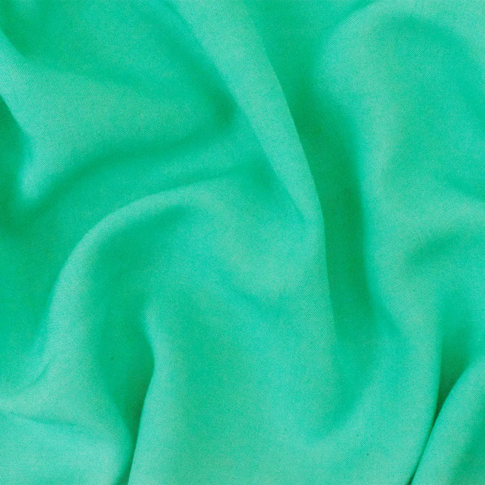 Pastel Teal Rayon Challis Solid Woven Fabric