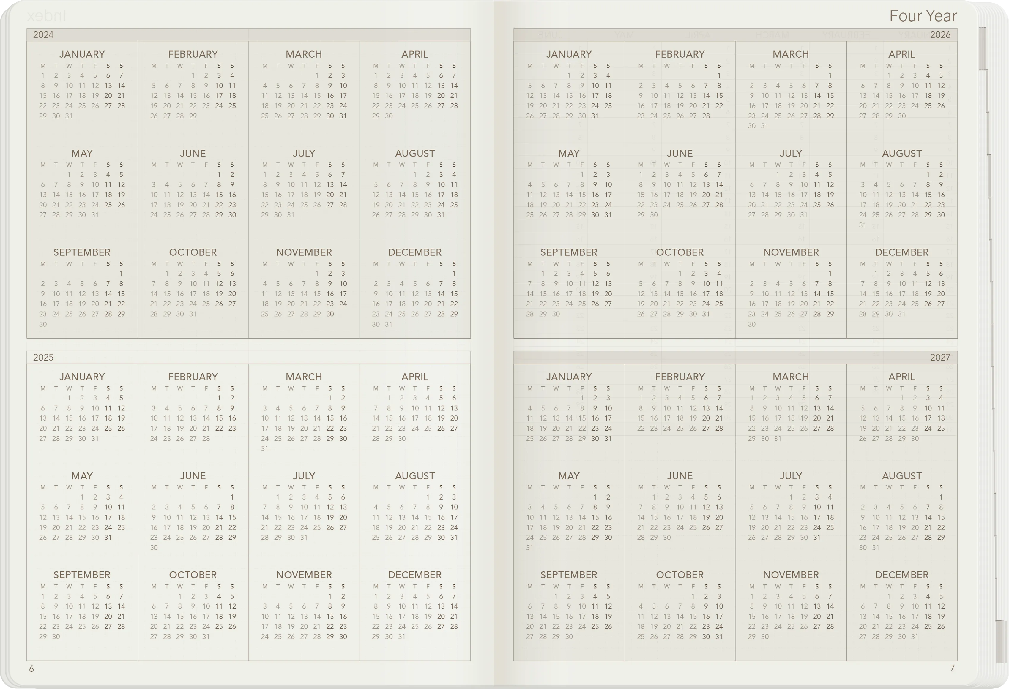 PRE-ORDER | 2025 A5 Weekly Planner | 52gsm Tomoe River Paper | All-in-One | Stacked Weekends