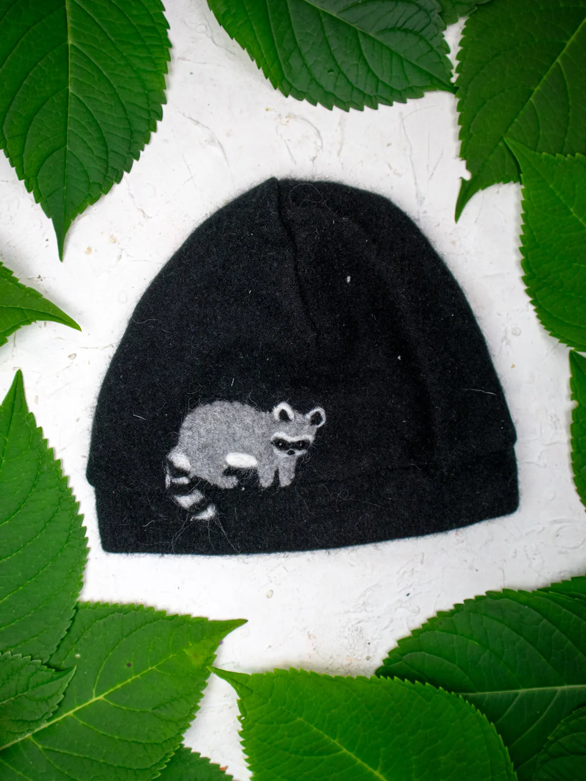 Raccoon Cashmere Hat - Child