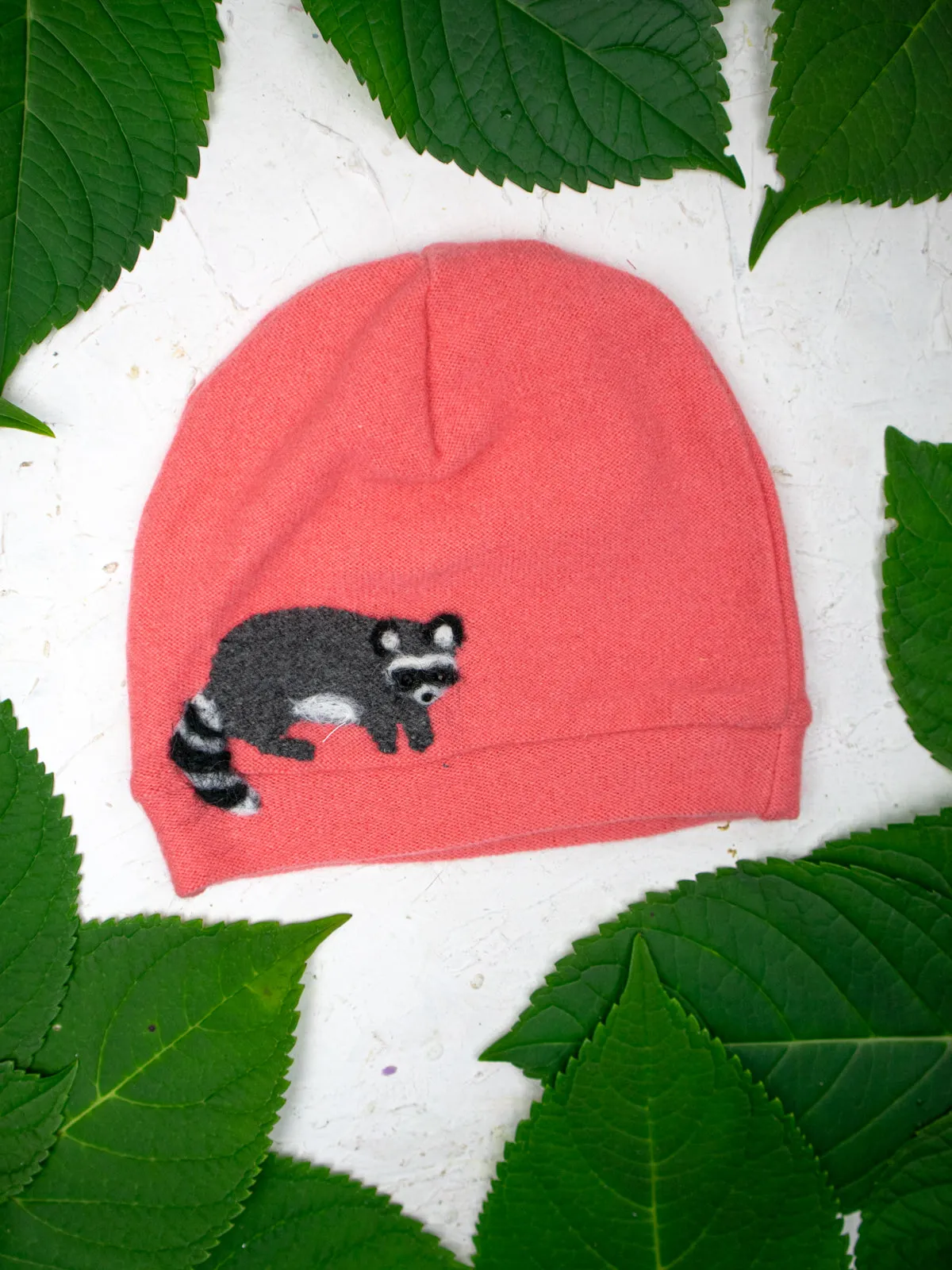 Raccoon Cashmere Hat - Child