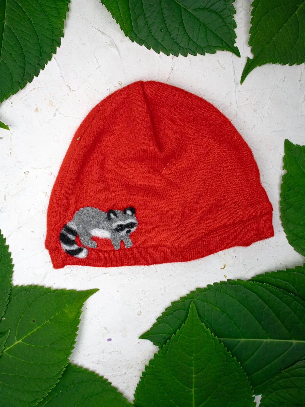 Raccoon Cashmere Hat - Child