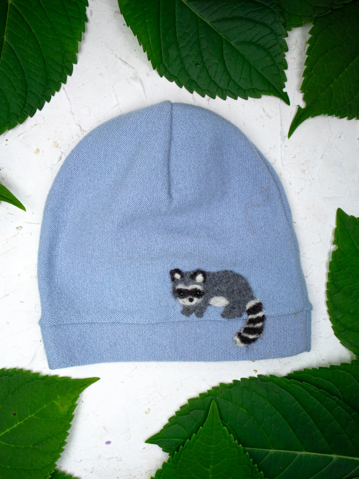 Raccoon Cashmere Hat - Child