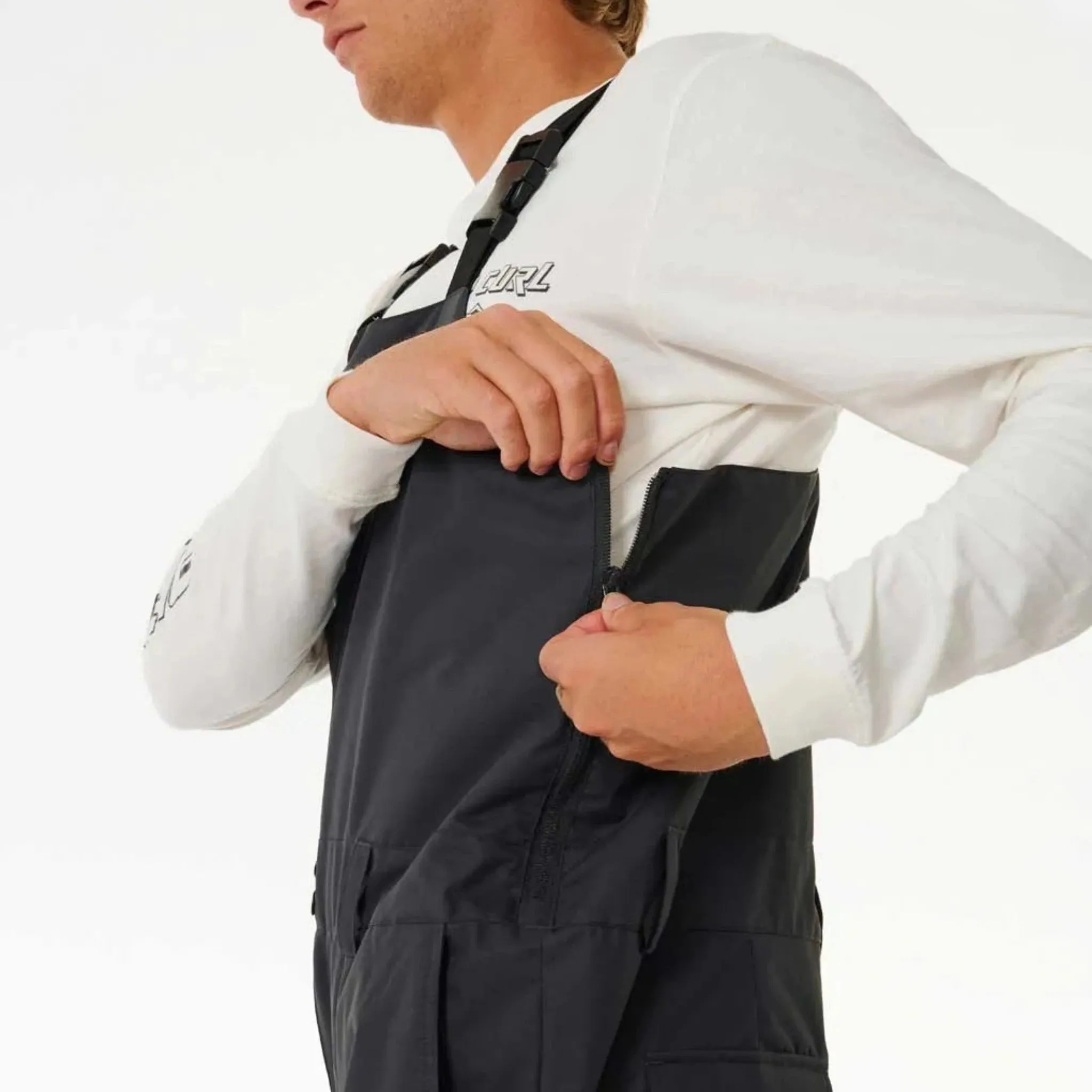 Rip Curl Taipan Bib - Washed Black