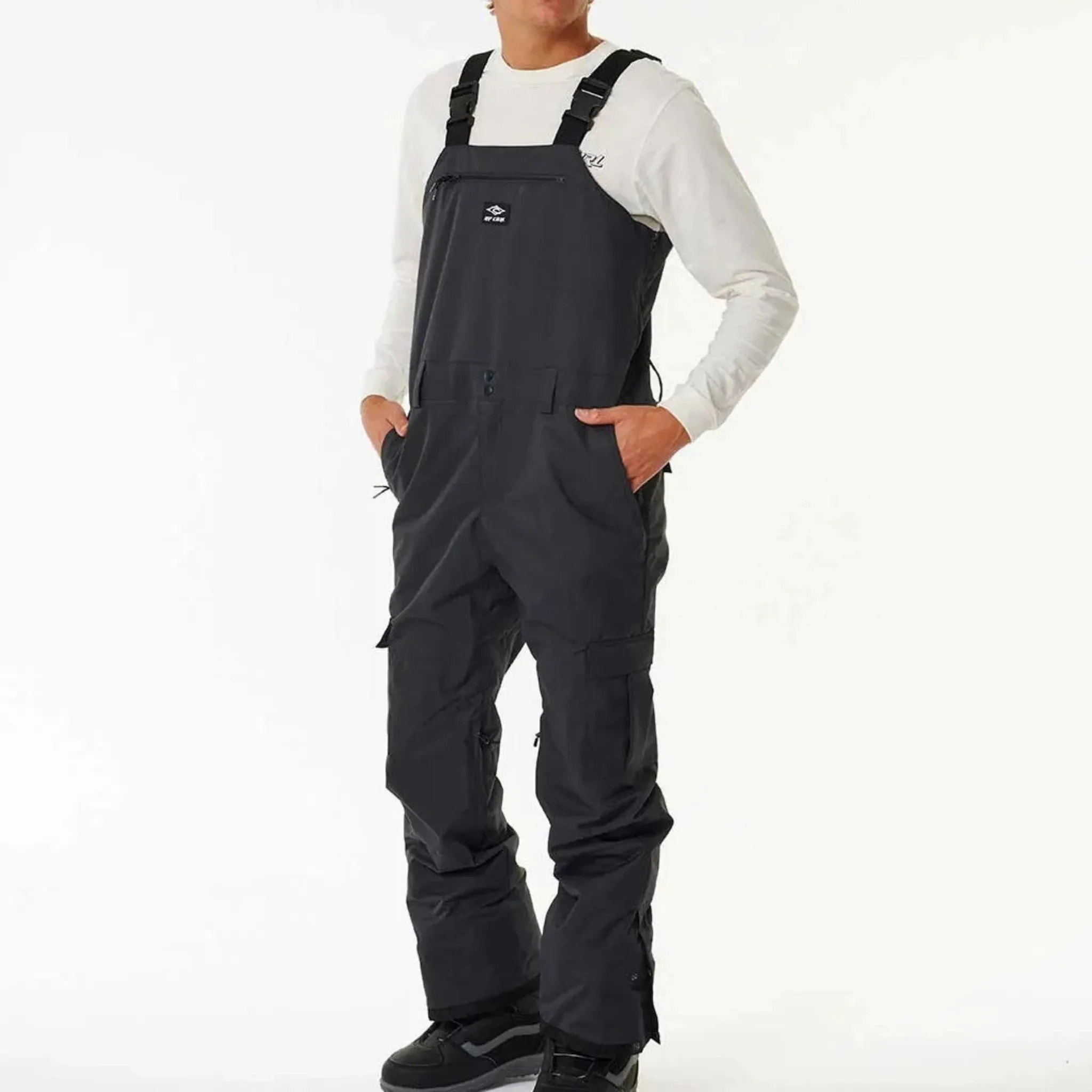 Rip Curl Taipan Bib - Washed Black