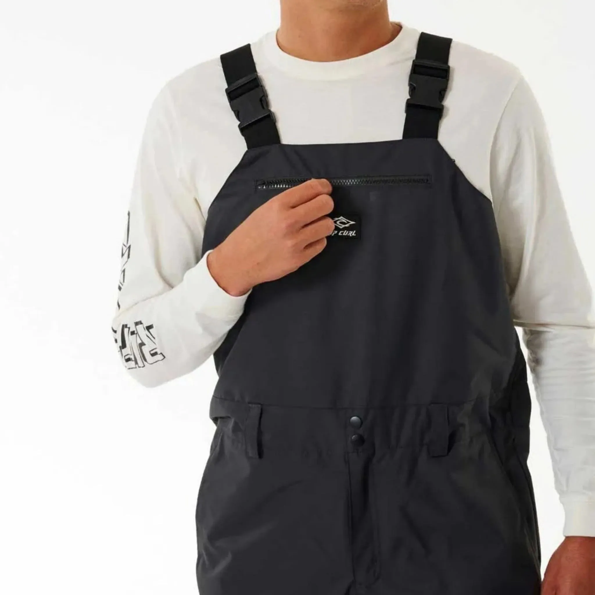 Rip Curl Taipan Bib - Washed Black