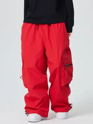 Searipe Zip Pocket Baggy Cargo Snowboard Pants - Women's