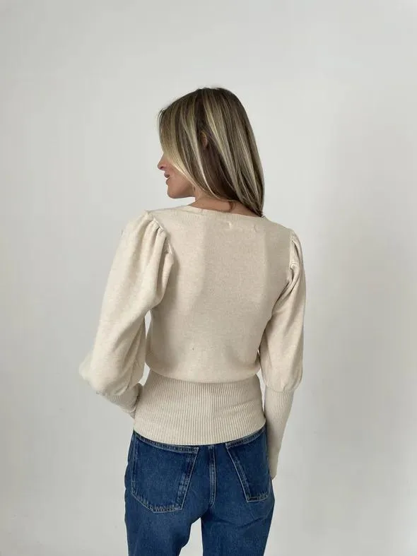 Six Fifty Statement Sleeve Sweater