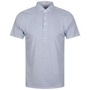 The Gordon Knit Polo White/Oxford - SS24