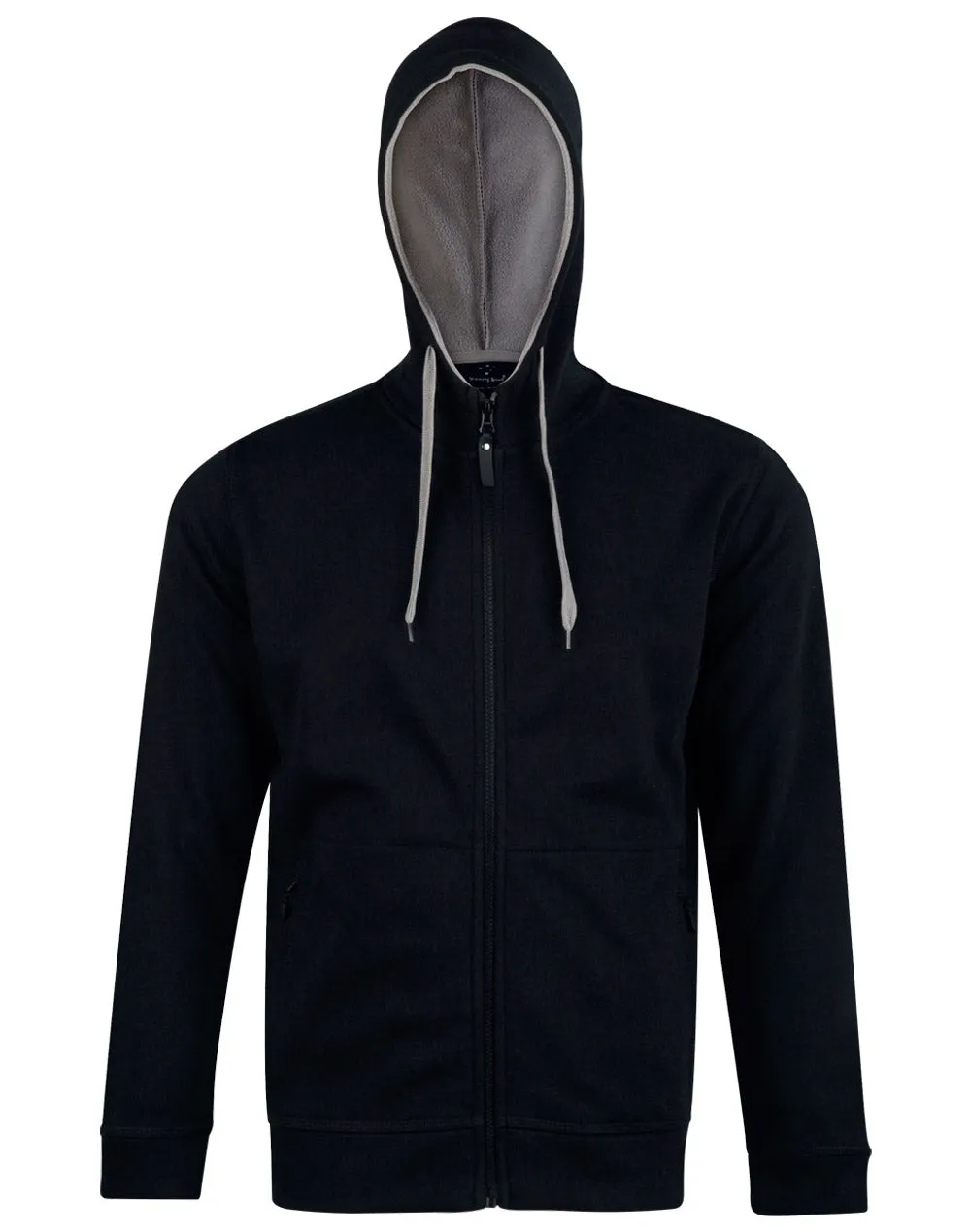 Winning Spirit Men's Passion Pursuit Full Zip Contrast Fleece Hoodie (FL17)