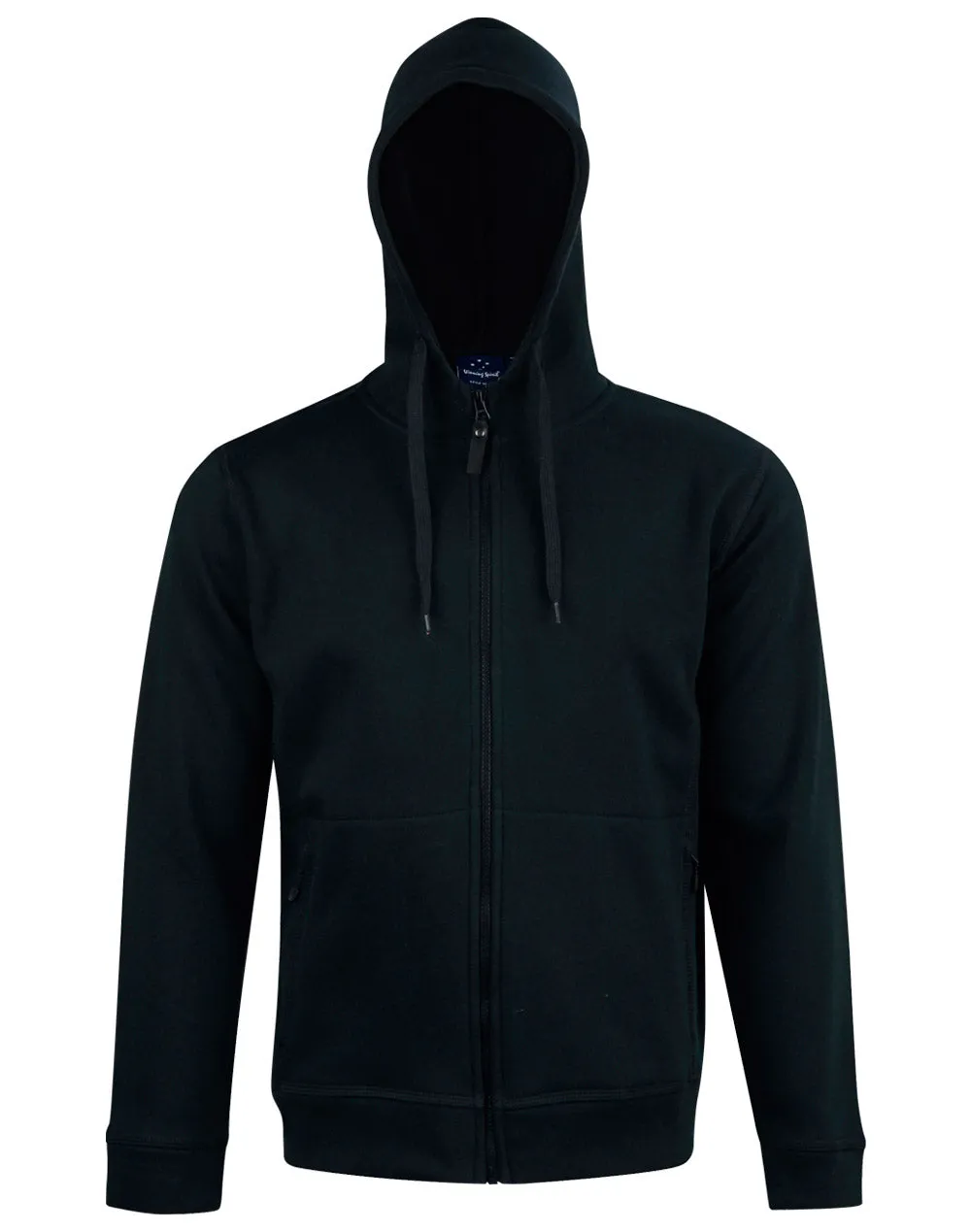 Winning Spirit Men's Passion Pursuit Full Zip Contrast Fleece Hoodie (FL17)