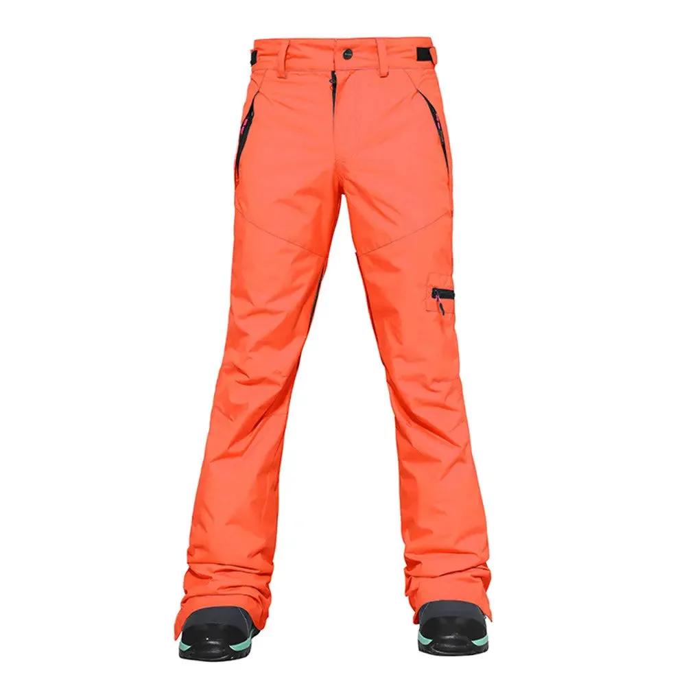 Women's Breathable Zipper Ski Snowboard Pants