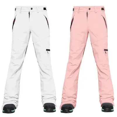 Women's Breathable Zipper Ski Snowboard Pants